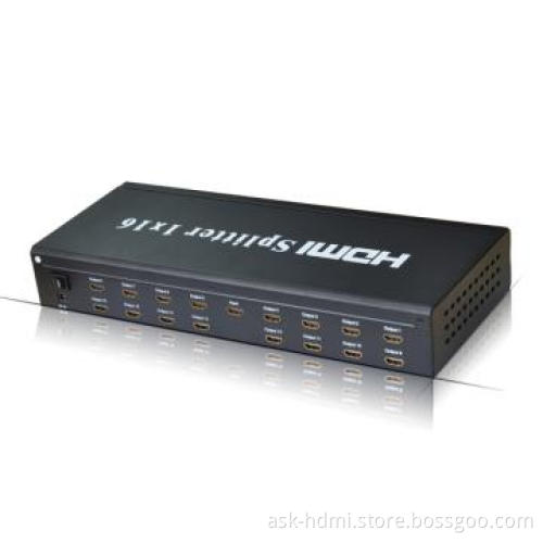 Hot Sale HDMI Splitter 1input 16 output Support 3D HDTV